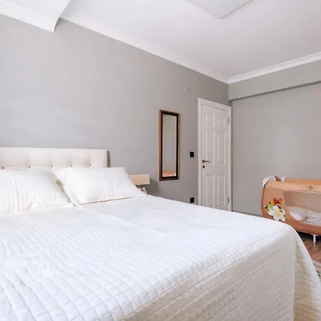 Huge Duplex Flat W Terrace Near Bilgi University Apartament Stambuł